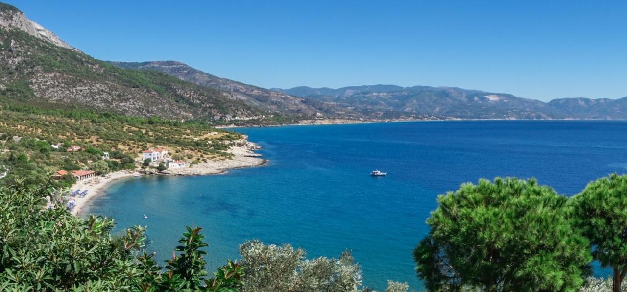 Sunrise Limnionas Apartments Marathókampos Екстериор снимка